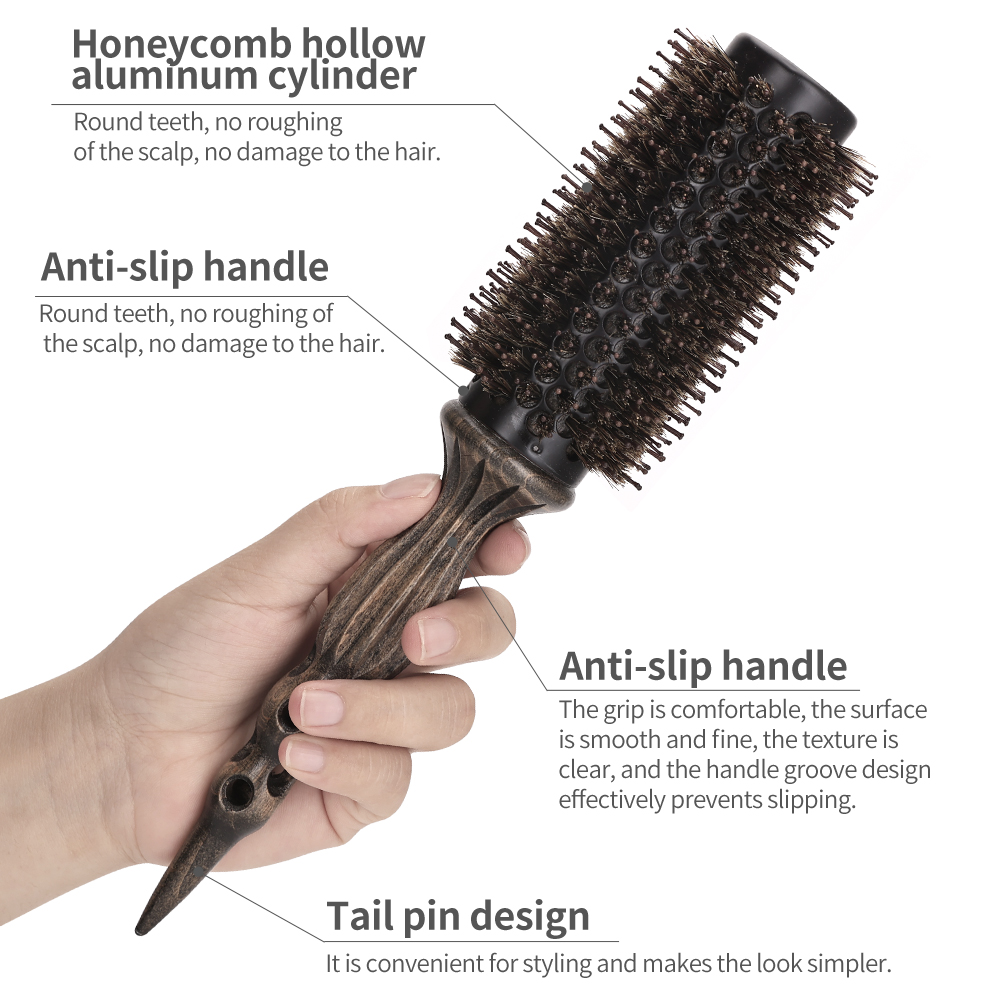 Large round hair brush